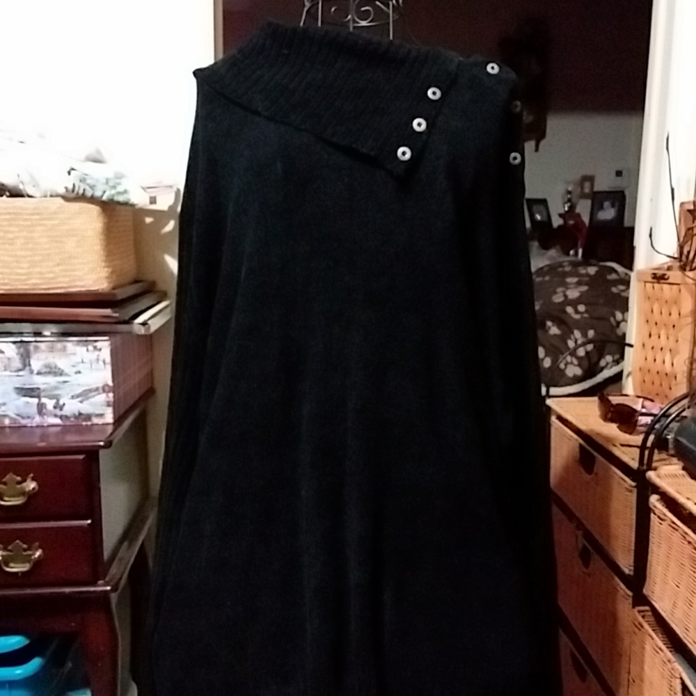 Women's black cowl neck sweater  size 3x